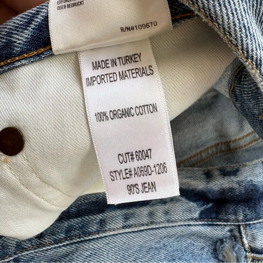 Agolde Light Wash High-Rise Women's Jeans - Picture 7 of 7